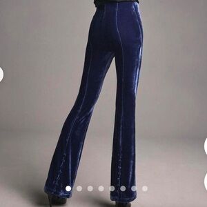 Anthro velvet trousers, size am, new